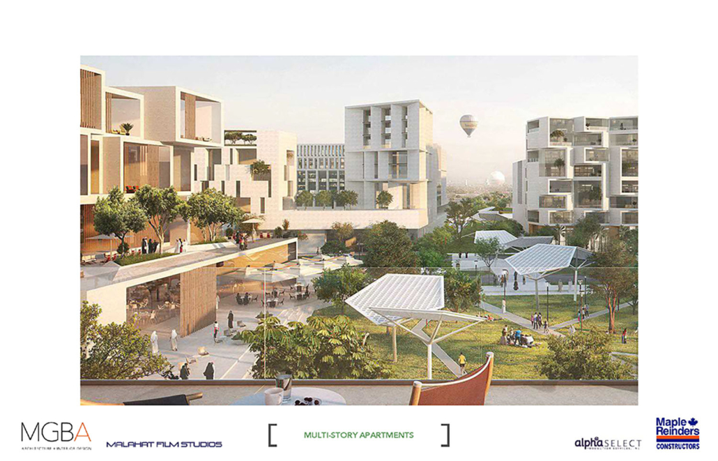 Multi-Story Apartments Winsa, P. (2013). SmartCentres’ new proposal for film studio site on Eastern Ave. includes hotel and offices.